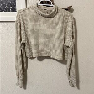 Free People turtleneck cropped sweater